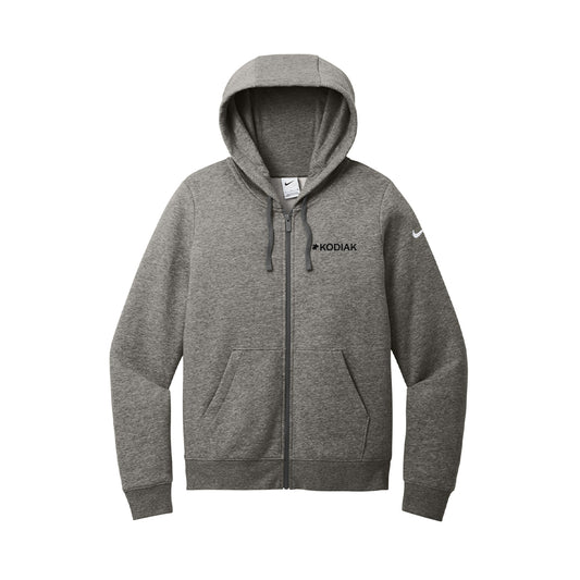 Nike Women's Club Fleece Sleeve Swoosh Full-Zip Hoodie