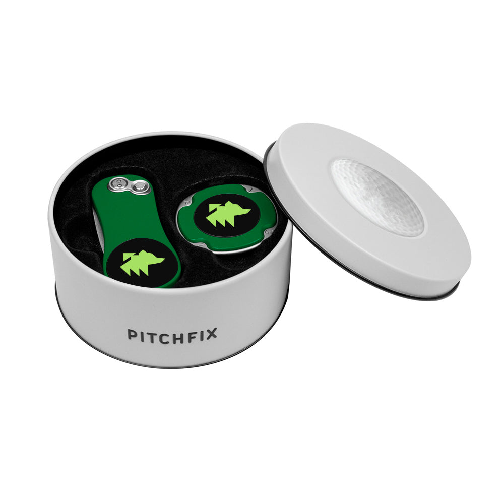 Pitchfix Hybrid 2.0 Golf Divot Tool with Custom Ball Marker