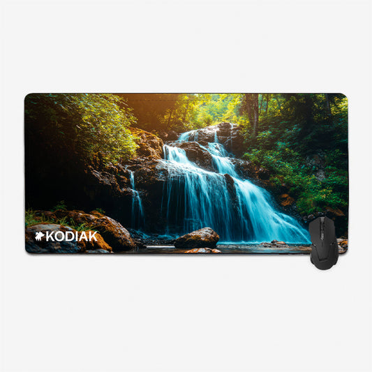 XL Desk Tech Mat/Gaming Pad - WATERFALL
