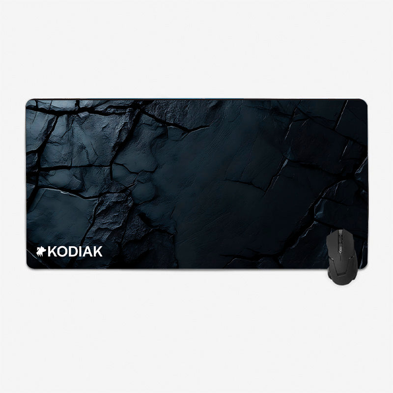XL Desk Tech Mat/Gaming Pad - BLACK ROCK