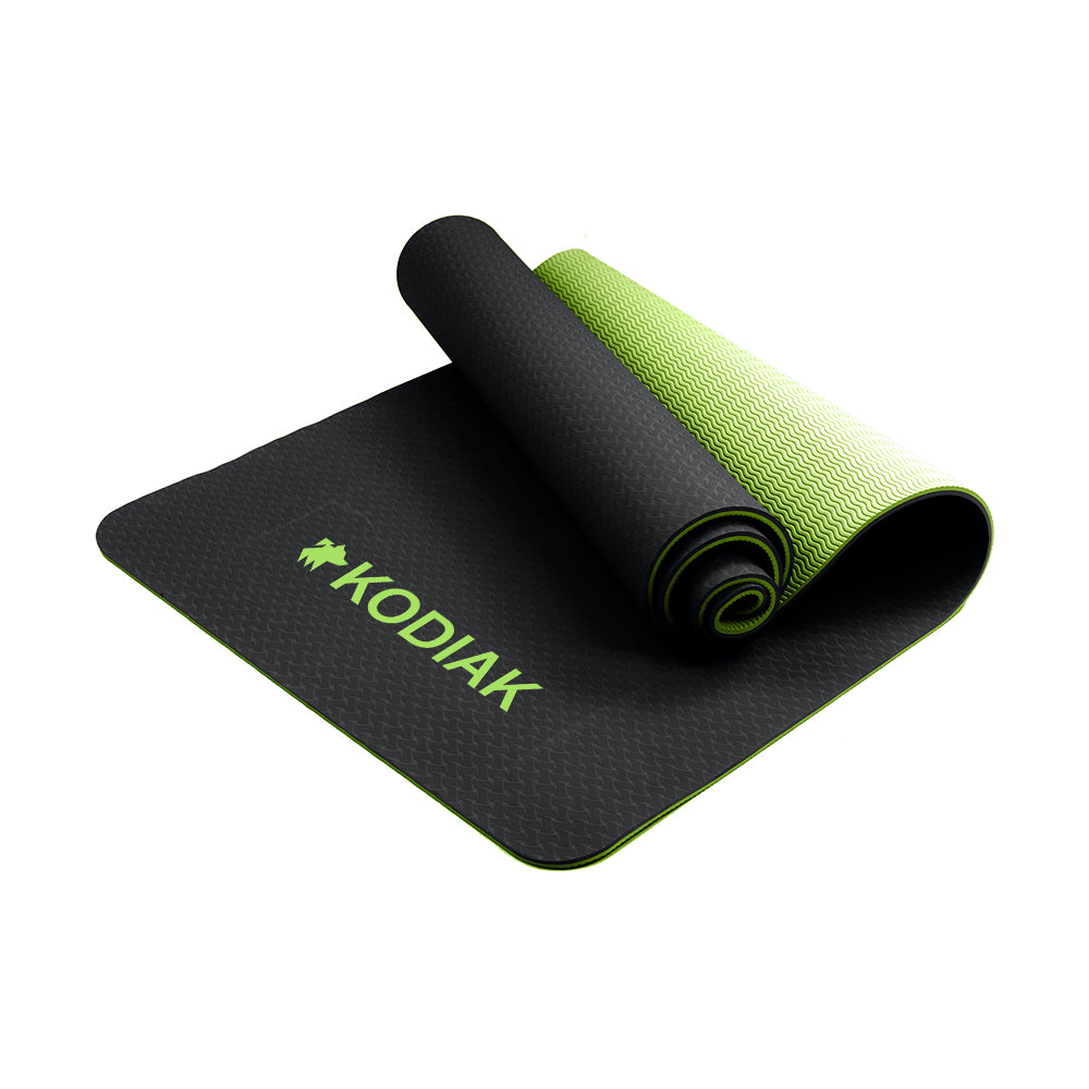 Two-color TPE Yoga Mat With Bag